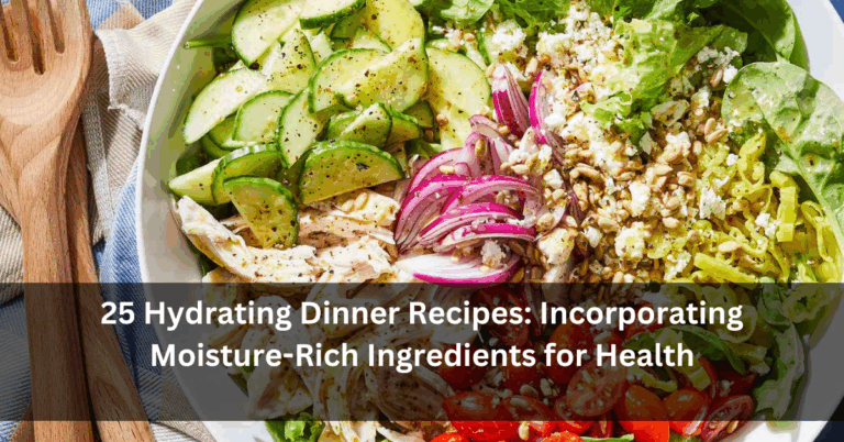 25 Hydrating Dinner Recipes: Incorporating Moisture-Rich Ingredients for Health