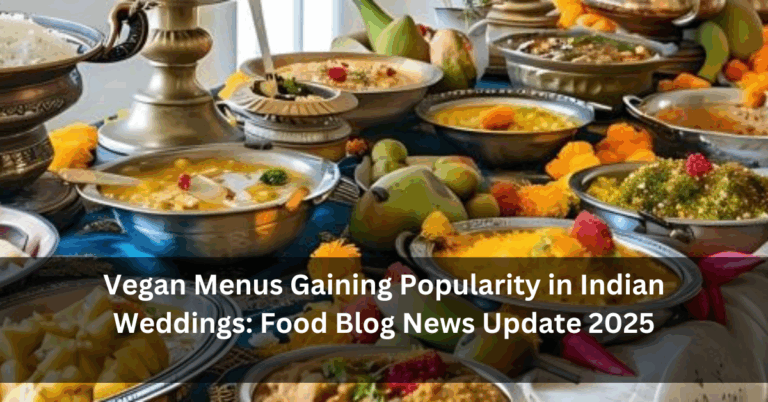 Vegan Menus Gaining Popularity in Indian Weddings: Food Blog News Update 2025